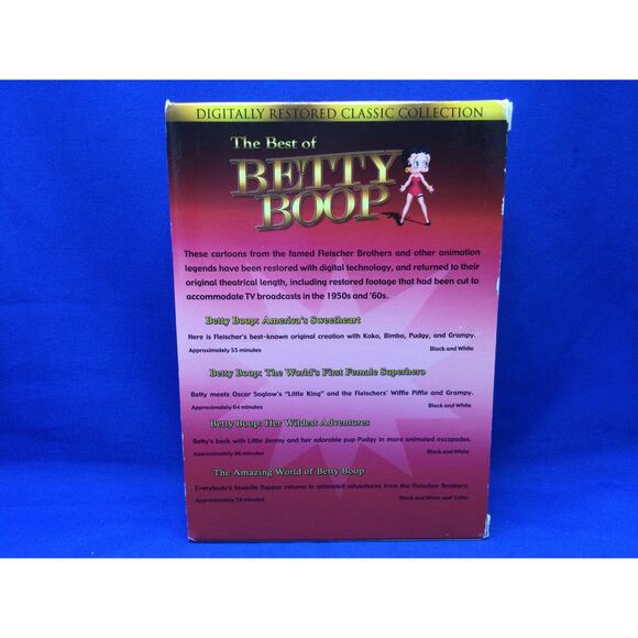 The Best of Betty Boop DVD 4-Pack - Picture 3 of 9